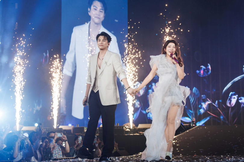 阿弟擔任丁噹演唱會嘉賓。（圖／相信音樂提供）