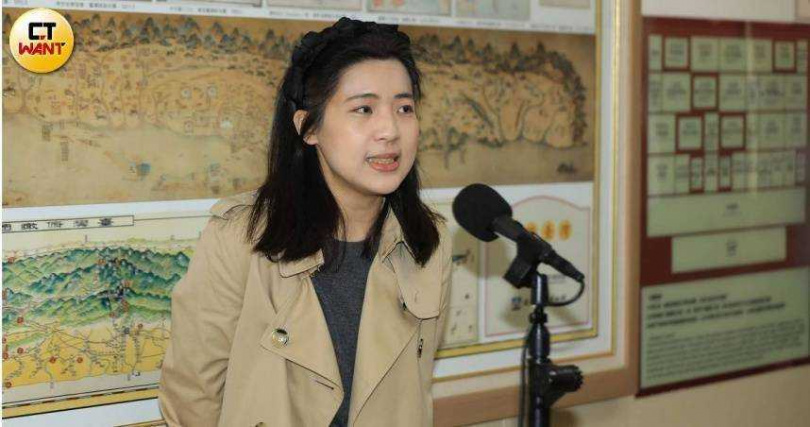 國民黨立委徐巧回應國防預算爭議，批評民進黨立委王定宇發言「卑鄙」。（圖／周志龍攝）