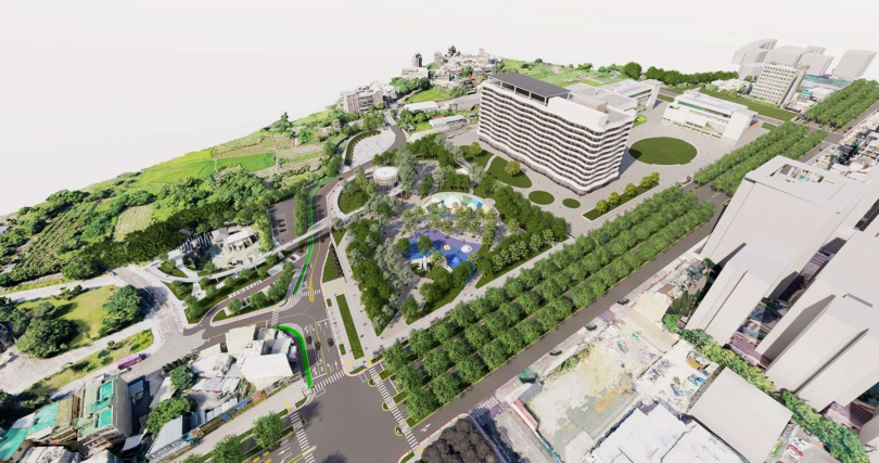 中油油庫市地重劃開發願景。（圖片提供／新竹市政府）