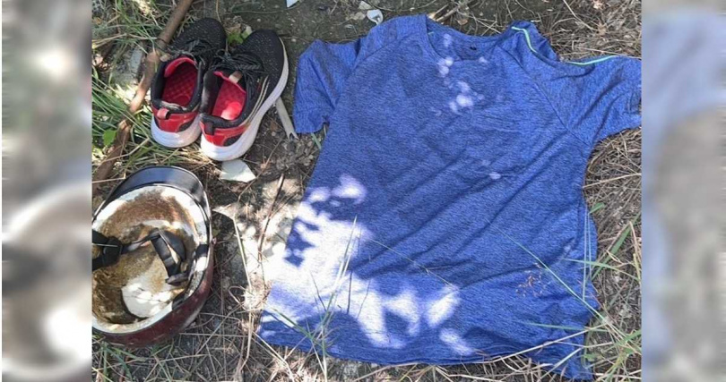 吳男犯案的血衣、鞋子等證物被曝光。（圖／翻攝照片）