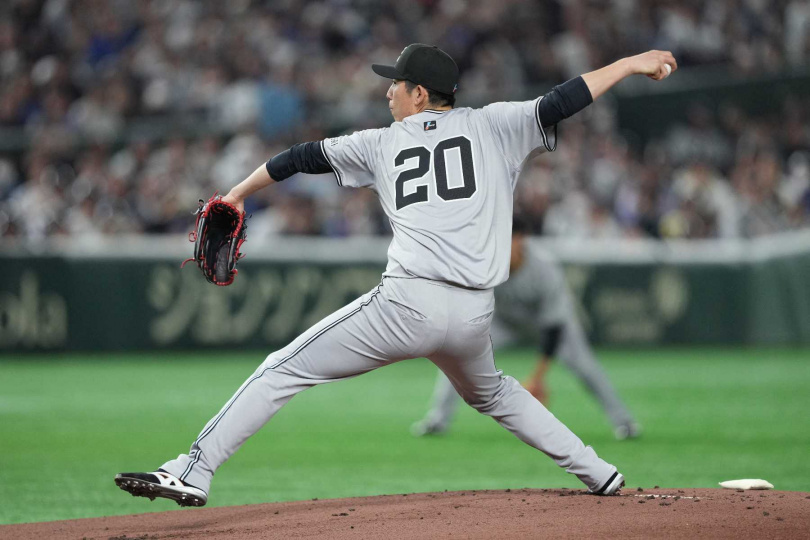 戶鄉翔征昨日被道奇打了5分。（圖／達志／路透社）