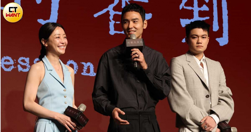 《沉默的審判》由阮經天（中）主演。（圖／焦正德攝）