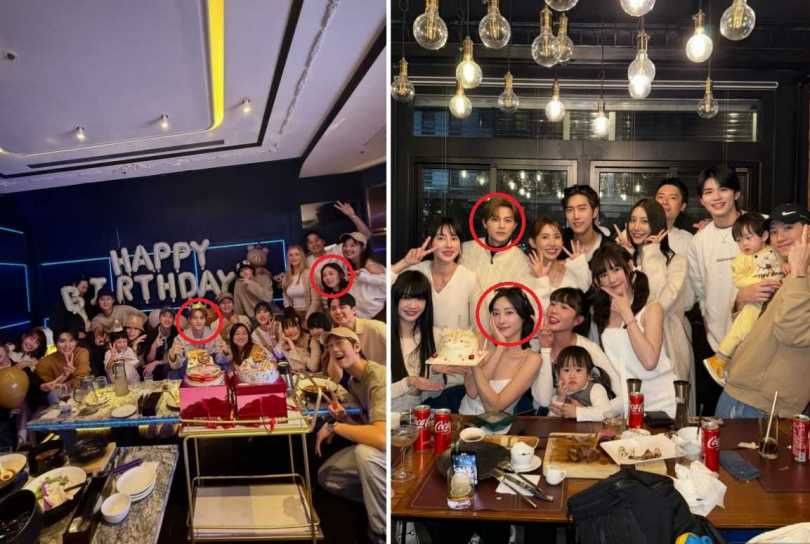 今年3月與4月，王子和席惟倫還曾經互相出現在彼此慶生會上開心祝賀。（圖／翻攝自王子、席惟倫IG）&nbsp;