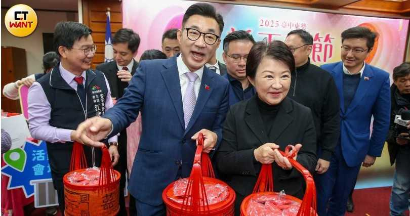 現任台中市長盧秀燕兩屆任期將滿,藍營接班布局引發關注,立法院副院長江啟臣被視為有力的潛在人選之一。(圖/黃耀徵攝)