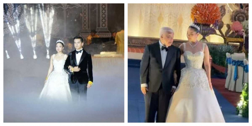 查克拉彭親王陪伴女兒步入會場，父女情深畫面令人動容。