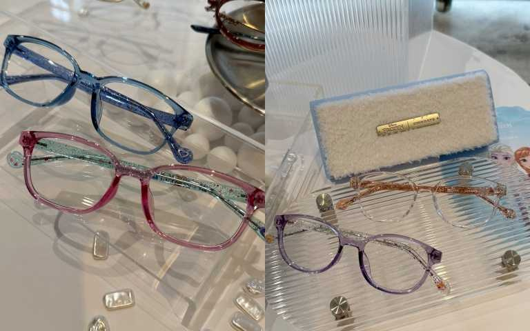 孩童款眼鏡,Sister Queens款DN2008N-5A/3,790元;Winter Magic款DN2009N-5A/3,790元