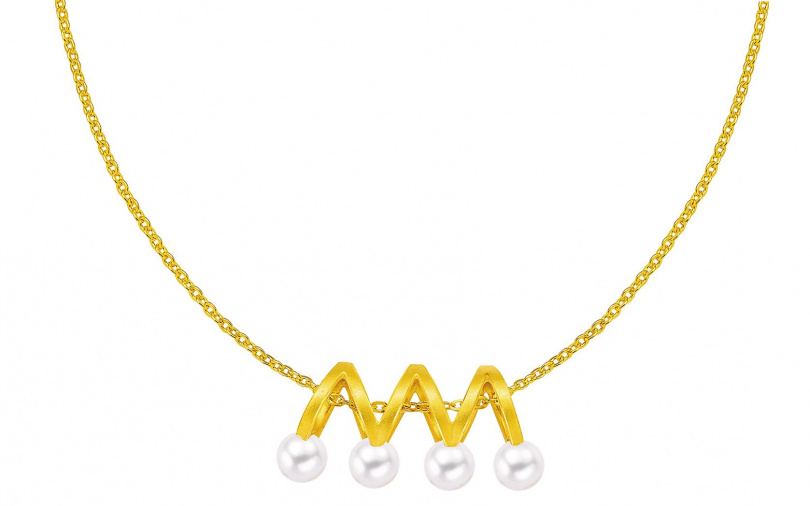 just gold鎏金金飾項鏈/19000元起。（圖／品牌提供）