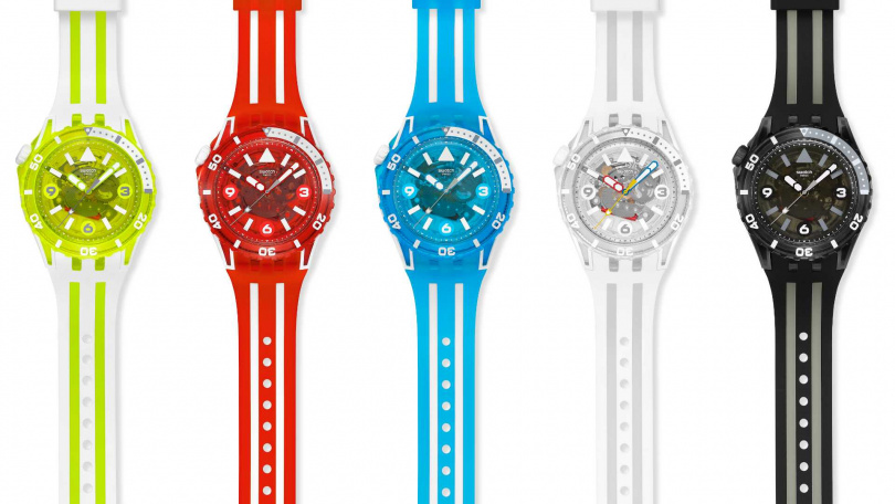 Swatch SCUBAQUA 系列腕錶/4,850元(圖/品牌提供)
