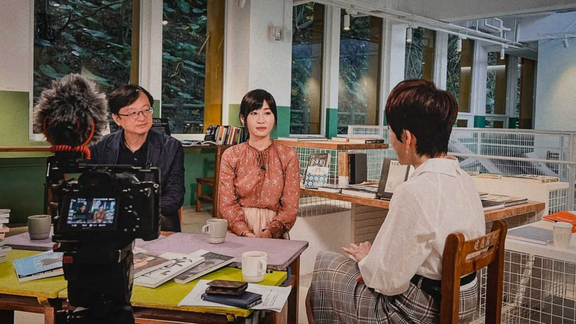 蔡瑞珊與張鐵志多次同框,還數度一同接受媒體訪問。(圖/翻攝太平青鳥臉書)