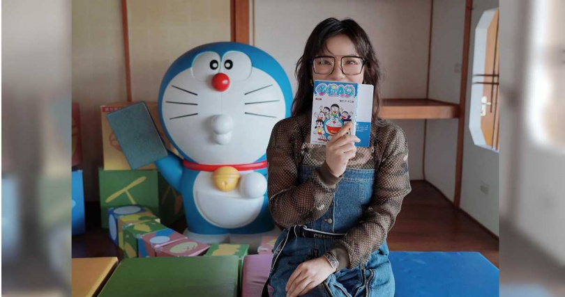 丁噹追星最喜歡的哆啦A夢。（圖／相信音樂提供）