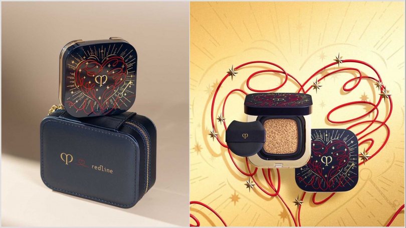 肌膚之鑰無限之愛限量系列水潤光采氣墊粉霜 #玫瑰藍寶盒 15g/3,300元（圖／品牌提供）