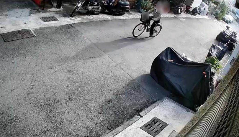 監視器拍下張嫌出門身影。（圖／報系資料照）
