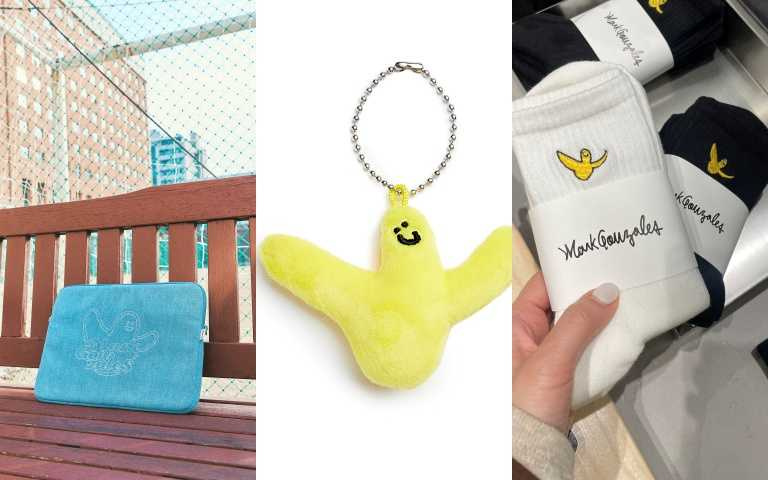 3/20-4/6 期間，(中)單筆消費滿3,000元送品牌中筒襪；(右)消費滿 6,000元送小天使吊飾，(左)滿 15,000元成為會員，贈品牌手拿包（圖／品牌提供、黃筱婷攝）