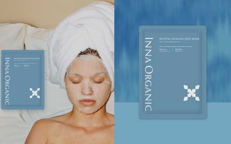 Inna Organic 藍艾菊舒眠修護精油面膜 23ml / 240元（圖／品牌提供）