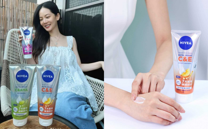 曾之喬還在IG自曝現在自己用這三瓶身體乳用得很開心XD。（圖／取自曾之喬IG、品牌提供）