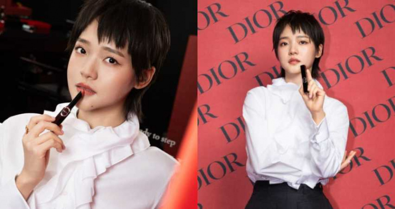 迪奧 巨星持色唇膏 #226蜜桃裸粉 3.5g／1,600元（圖／品牌提供）