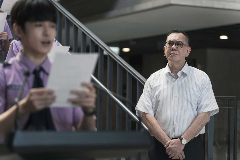 黃秋生因氣場太過強大，讓張豐豪對戲時頻頻「皮皮剉」。（圖／本萃電影提供）