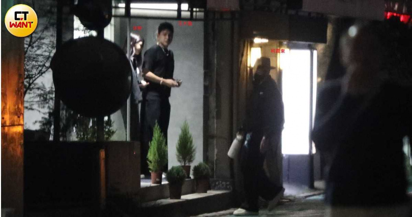 王大陸與女友沐軒和柯震東相約享用高級日料。（圖／本刊攝影組）