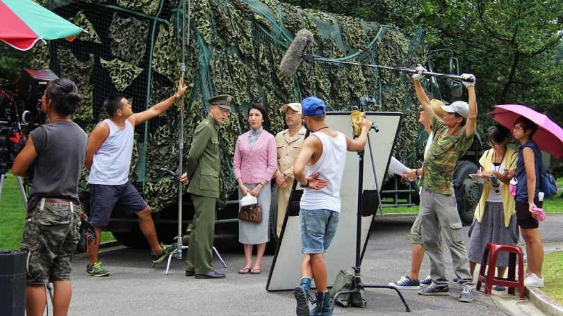 電視連續劇《一把青》使用台北賓館作為劇中1945年空軍總司令部。（圖／台北市電影委員會提供）