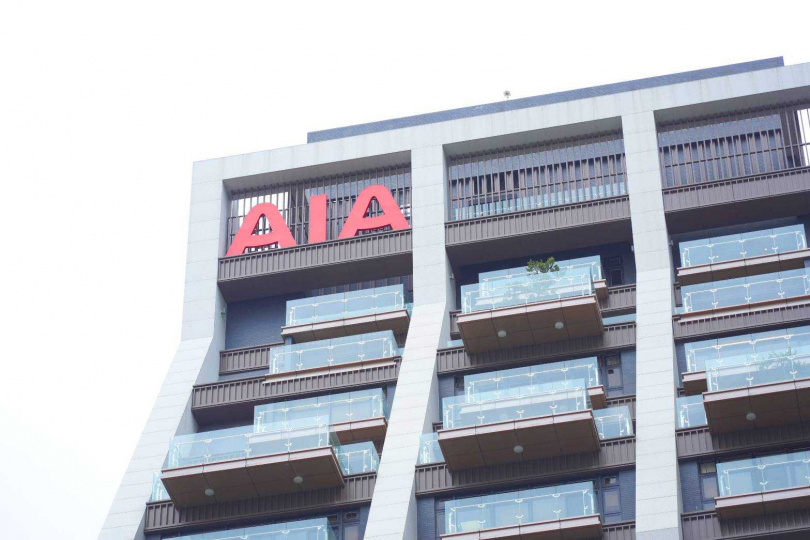 AIA友邦人壽企業總部於台北市冠名大樓，創外商壽險公司首例。（圖／AIA友邦人壽提供）