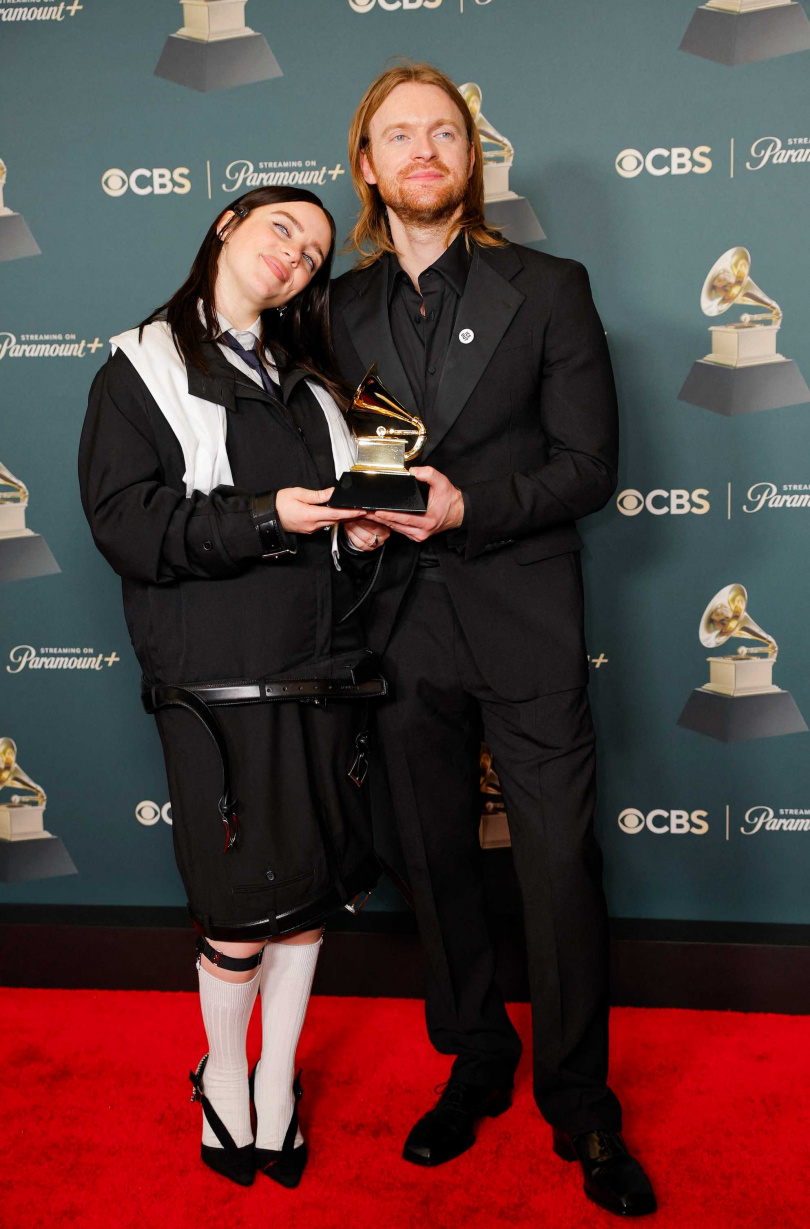 怪奇比莉拿下「年度歌曲」。（圖／達志／路透社）