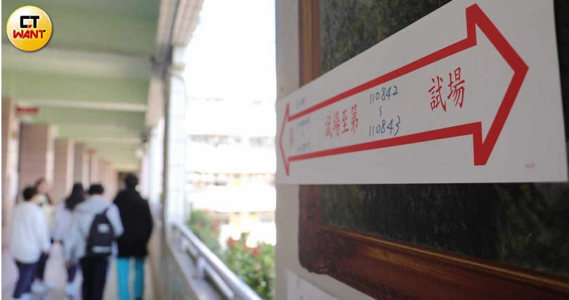 習慣實驗教育多元評量的學生，面對傳統升大學學測等紙筆測驗，往往需要一段不小的適應期。圖為學測考場。（示意圖／周志龍攝）