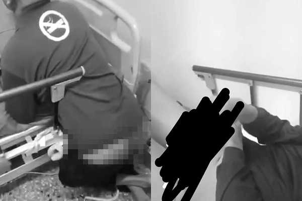 父親遭外傭拍攝私密處影像，A小姐看到後崩潰痛哭。（圖／民眾提供）