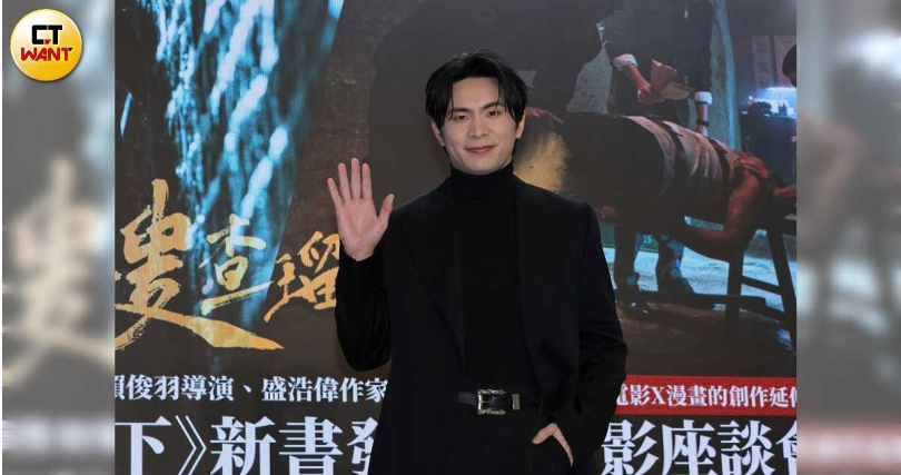 姚淳耀在《搜查瑠公圳》飾演大反派直呼過癮。（圖／楊澍攝）