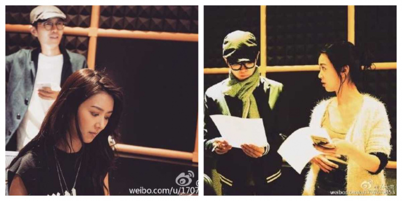 方大同微博有許多與薛凱琪合作音樂的合照。（圖／翻攝自微博）