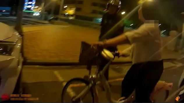 酒後騎乘腳踏車將被處以1200元至2400元罰鍰。（圖／翻攝畫面）