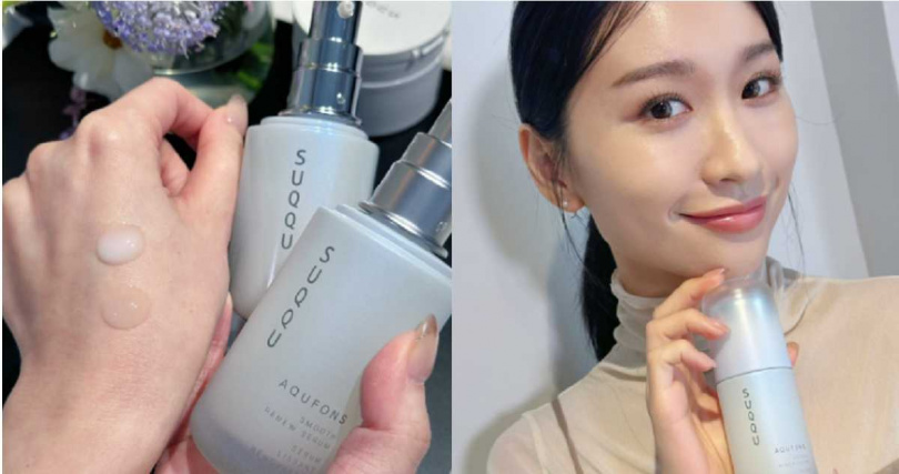 SUQQU 水妍亮采柔緻活膚精華 30ml／3, 000元、50ml／4,550元（圖／廖怡婷攝）
