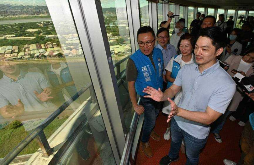 台北市長蔣萬安（右）對輝達進駐北士科非常看好。（圖／報系資料庫）