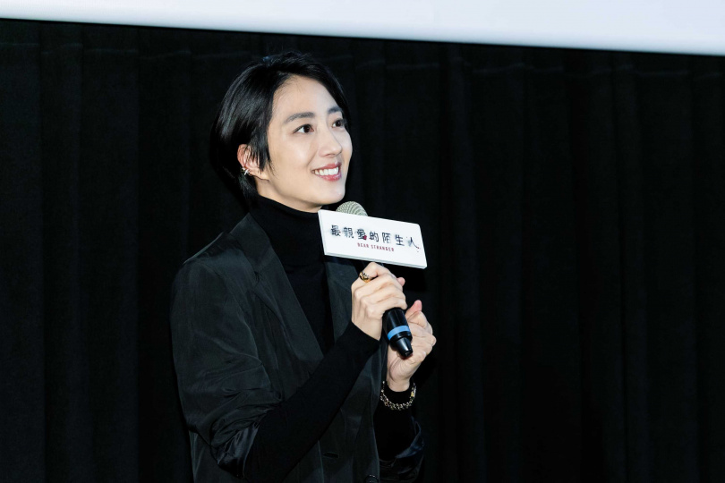 桂綸鎂17日現身《最親愛的陌生人》影人見面會分享拍攝甘苦。（圖／甲上提供）