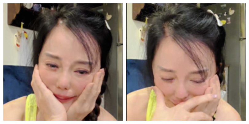 狄鶯一邊護子、一邊撂狠話表示：「如果犯法，我不會保他。」(圖／翻攝自狄鶯twitch)