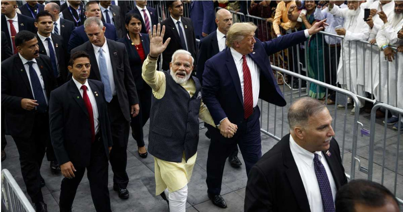 川普與莫迪過去曾多次會晤。