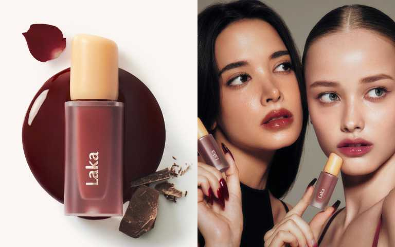 Laka 果然持久水光唇釉／400元（圖／品牌提供、取自laka.official IG）