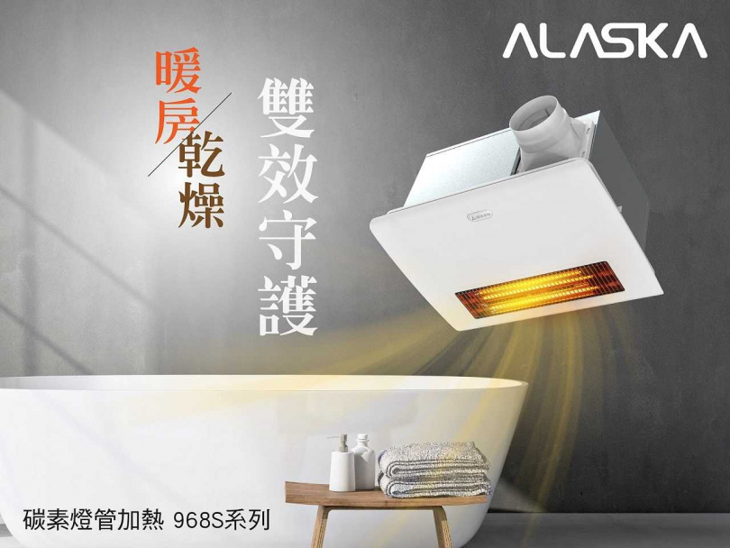 打造屬於全家人的「晴天浴室」，享受舒適又安全的環境。（圖片提供／ALASKA）