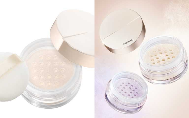 MAQuillAGE 心機超持妝精華蜜粉（自然色、明亮色）8g/1,700元。（含蜜粉盒、蜜粉蕊、粉撲／圖／品牌提供）