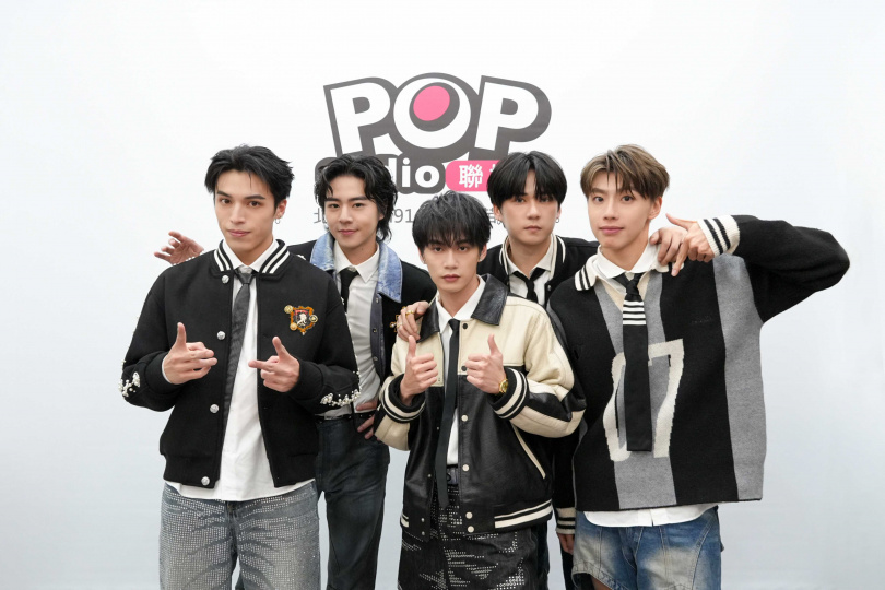 Ozone哲言（左起）、佳辰、子翔、祖安、文廷期望下半年合體舉辦演唱會。（圖／POP Radio提供）