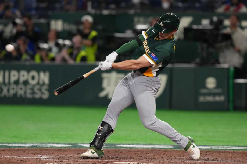 澳洲此役投打發揮出色,讓日本意外陷入苦戰。(圖/達志/美聯社)