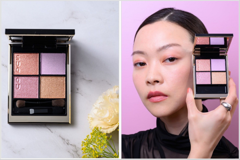 SUQQU晶采盈緻眼彩盤151花盛-HANAZAKARI（限定1色）6.2g/2,600元。（圖／品牌提供）