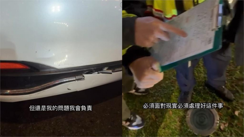 王陽明不斷強調這個車禍是他的問題,他會負起責任。(圖/翻攝自王陽明IG)