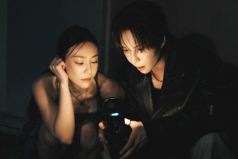 陳勢安與剛見面的女主角呈現情緒濃烈的戲份。(圖/索尼音樂提供)