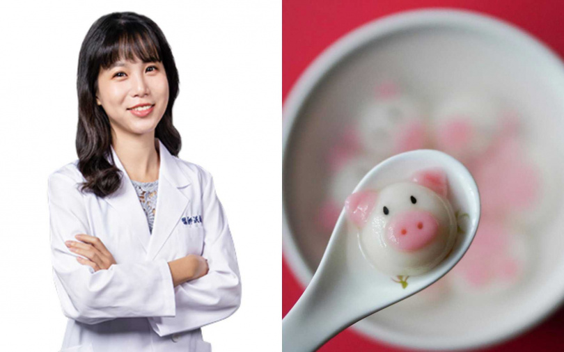 京都堂中醫洪敏芝中醫師說明，尤其是腸胃較弱的人千萬別一口氣吃太多湯圓。（圖／品牌提供）