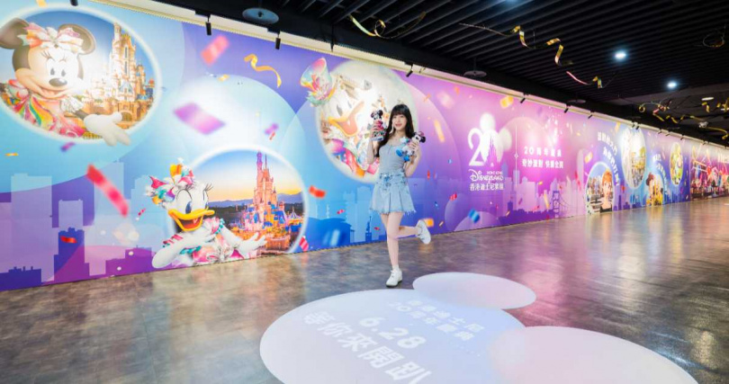 「香港迪士尼樂園呈獻 20周年奇妙派對 等你來開趴！」活動照_中山藝文廊（圖／香港迪士尼提供）。