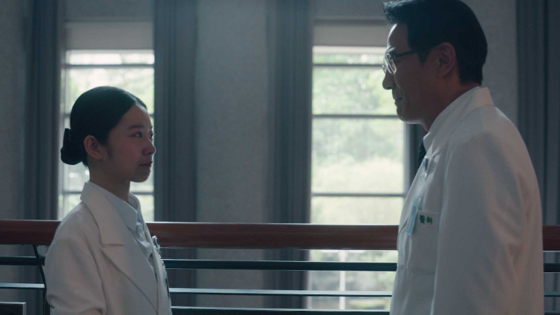 程雅晨在劇中與戴立忍對戲。（圖／大愛提供）