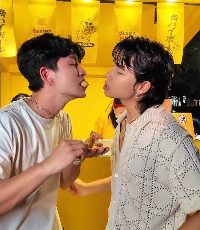 網紅紀牛牛（左起）、向怪魚加入搞鬼行列。（圖／VieFor App提供）