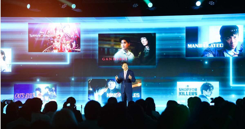 華特迪士尼亞太區總裁姜熡可(Luke Kang)公開迪士尼內容策略。(圖/Disney+提供)