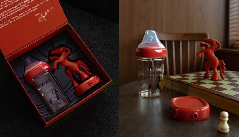 這不僅是奶瓶，還能隨寶寶成長轉換為儲存罐或零食罐。（圖／取自 hegen.taiwan IG）