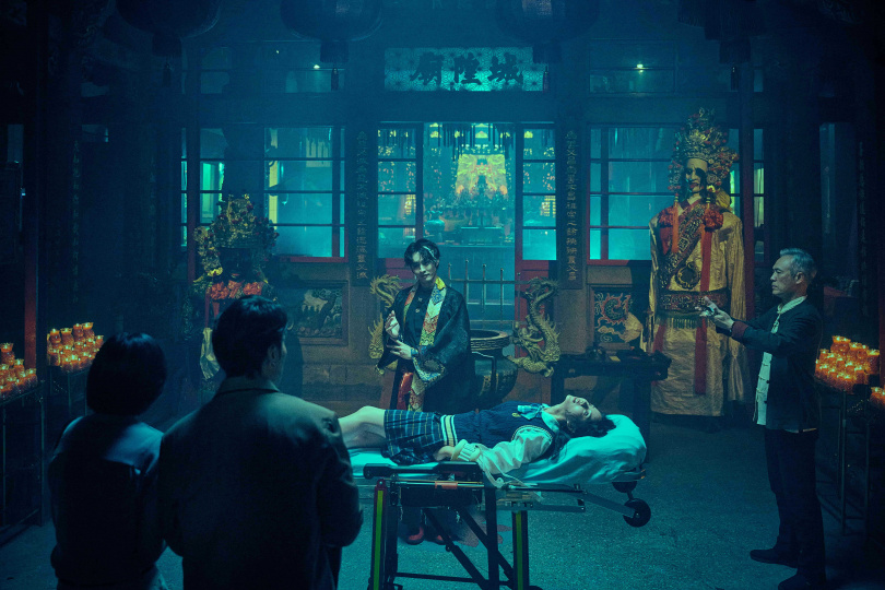 《祭弒》曹佑寧回憶在基隆城隍廟拍攝期間，感覺有種在家的安全感。（圖／威視電影）